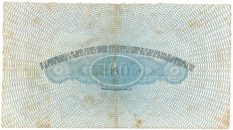 Nederland. 100 gulden. Bankbiljet. Type 1860. - Zeer Fraai +.