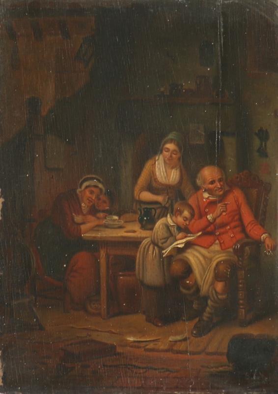 Navolger Ferdinand de Braekeleer, laatste kwart 19de eeuw.