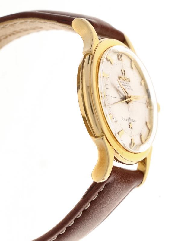 Omega Constellation Pie Pan dog leg 2852 gold2852 - Herenhorloge - Automaat - ca. 1958.