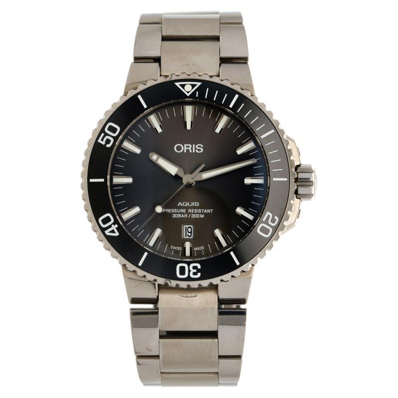 Oris Aquis Titanium Date 01733773071530173377307153 - Herenhorloge - Automaat - ca. 2010.