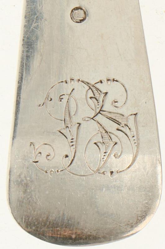 (6) Delige set Lepels "HAAGS LOFJE" zilver.