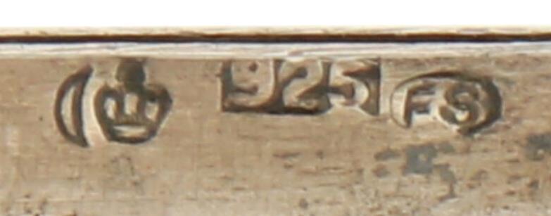 Foto etui & Postzegel etui zilver.