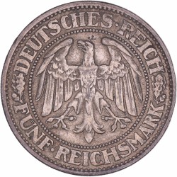 Germany. Weimar Republic. 5 Mark. 1931 A.