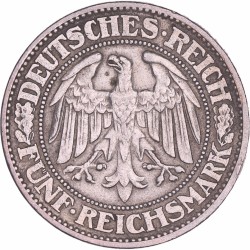 Germany. Weimar Republic. 5 Mark. 1931 A
