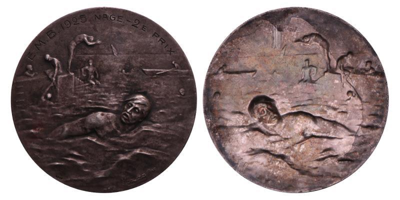 1925. Belgium. 2nd price for swimming.