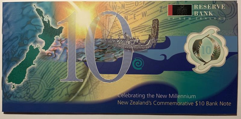 New Zealand. 10 dollars. Banknote. Type 1991. - UNC.