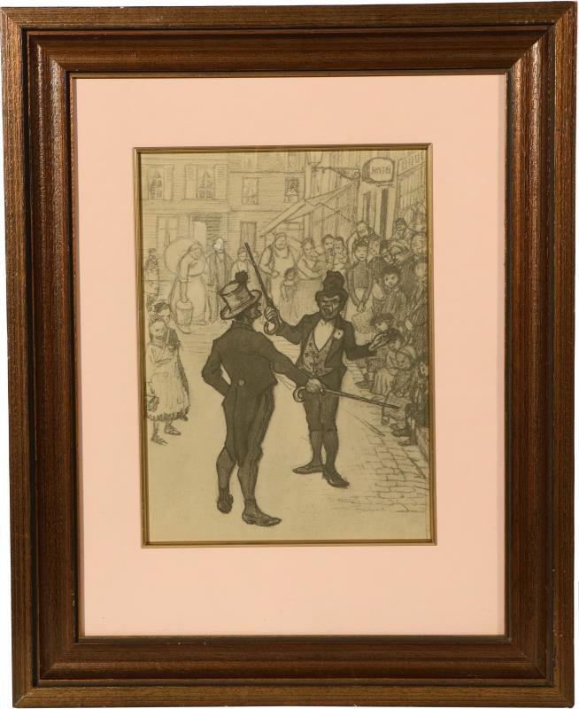 Toegeschreven aan Théophile-Alexandre Steinlen (Lausanne, Zwitserland 1859 - 1923 Parijs).