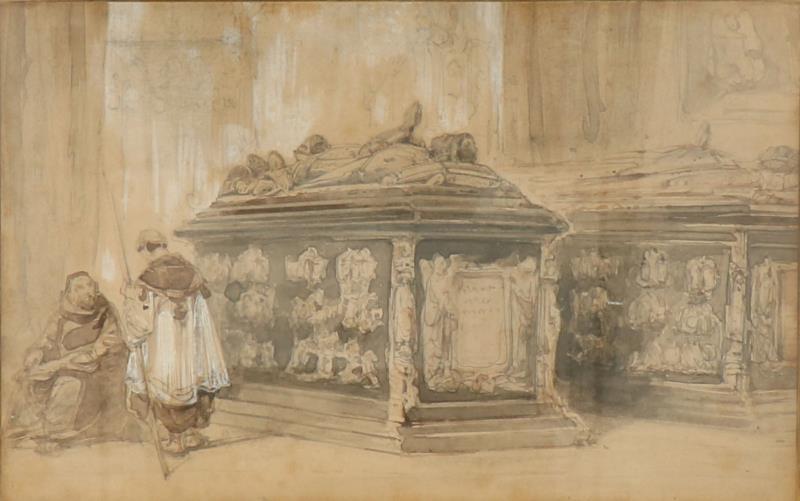 Toegeschreven aan Johannes Bosboom (Den Haag 1817 - 1891).