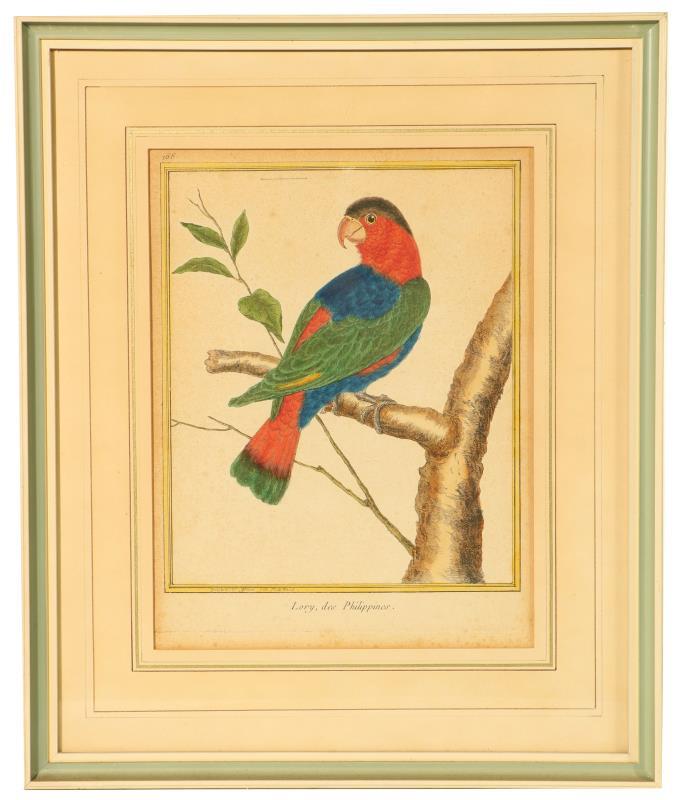 Een lot van (3) handgekleurde gravures naar François-Nicolas Martinet (Aklonlie, Fr. 1731 - 1800) 