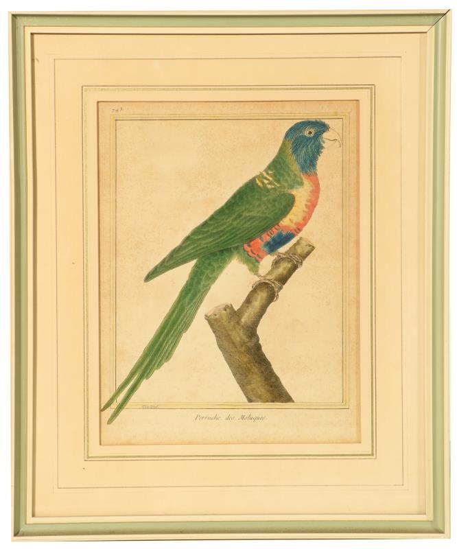 Een lot van (3) handgekleurde gravures naar François-Nicolas Martinet (Aklonlie, Fr. 1731 - 1800) 