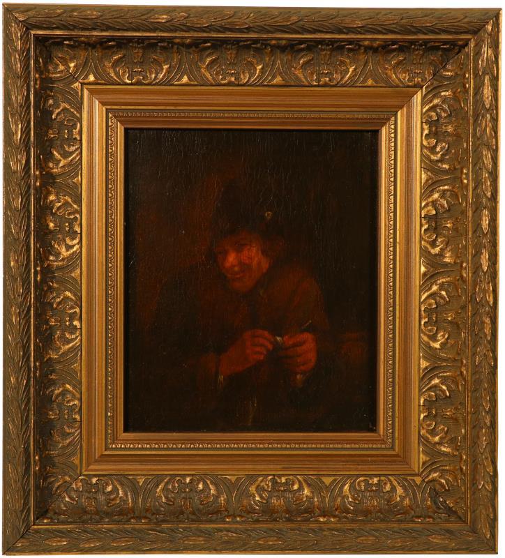 Navolger van Adriaan Brouwer (Oudenaarde 1605 - 1638 Antwerpen) - 2e helft 17e eeuw. 