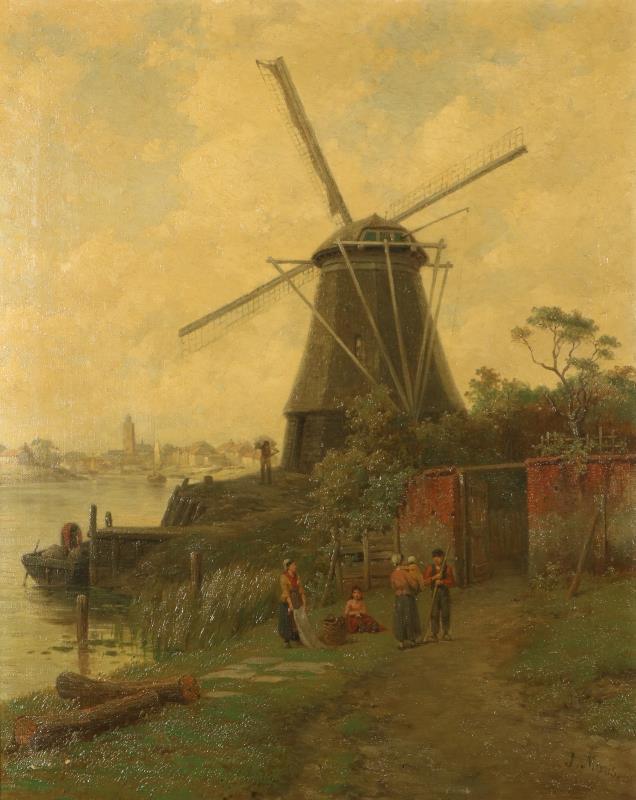 Toegeschreven aan Jacob Maris (Den Haag 1837 - 1899 Karlsbad).