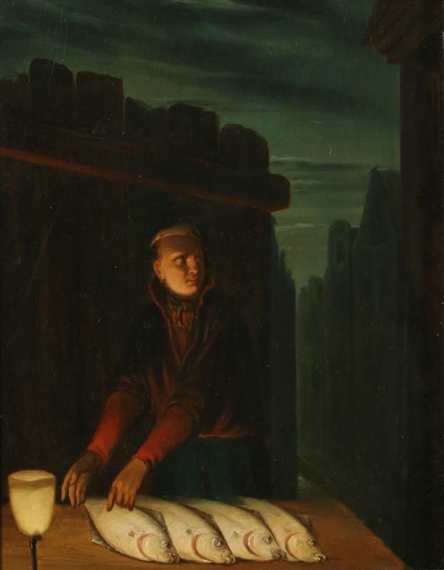 Adriaan Ferdinand de Braekeleer (Antwerpen 1818 - 1904 Borgerhout). 
