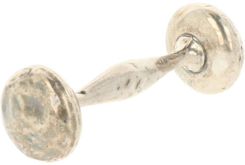 Rammelaar zilver.