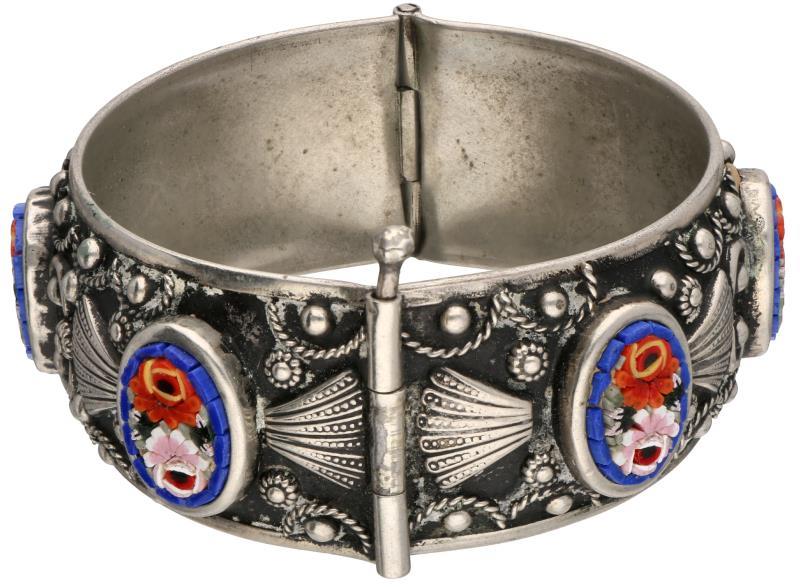Slavenarmband koperlegering, micro mosaïek.