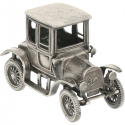 Miniatuur Opel oldtimer zilver.