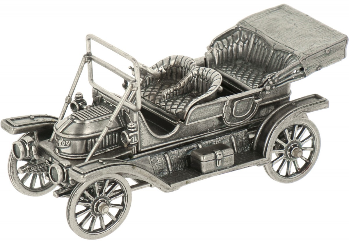 Miniatuur Stanley oldtimer zilver.