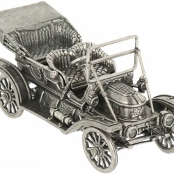 Miniatuur Stanley oldtimer zilver.
