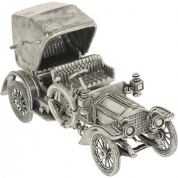 Miniatuur oldtimer zilver.