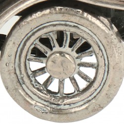 Miniatuur 1910 Benz - Limousine zilver.