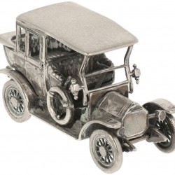 Miniatuur 1910 Benz - Limousine zilver.