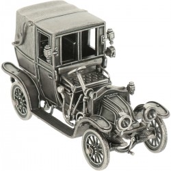 Miniatuur Renault oldtimer zilver.
