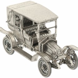 Miniatuur Renault oldtimer zilver.