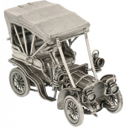 Miniatuur oldtimer zilver.