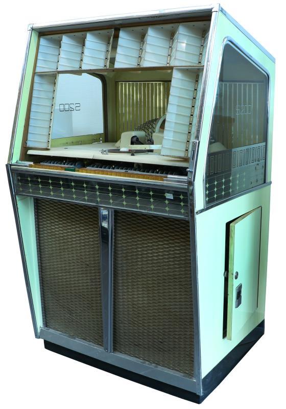 Een Bergman S200 jukebox. Duitsland, jaren 60.