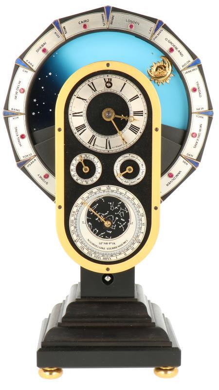 Een Christiaan van der Klaauw "Pendule Variable" Astrolabium klok. 1992.