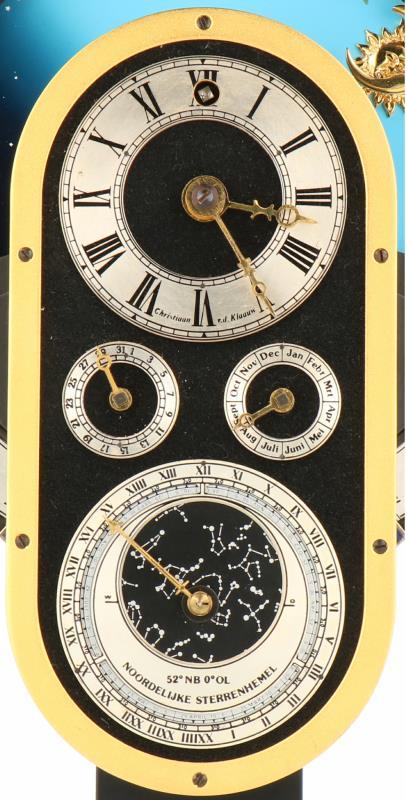 Een Christiaan van der Klaauw "Pendule Variable" Astrolabium klok. 1992.