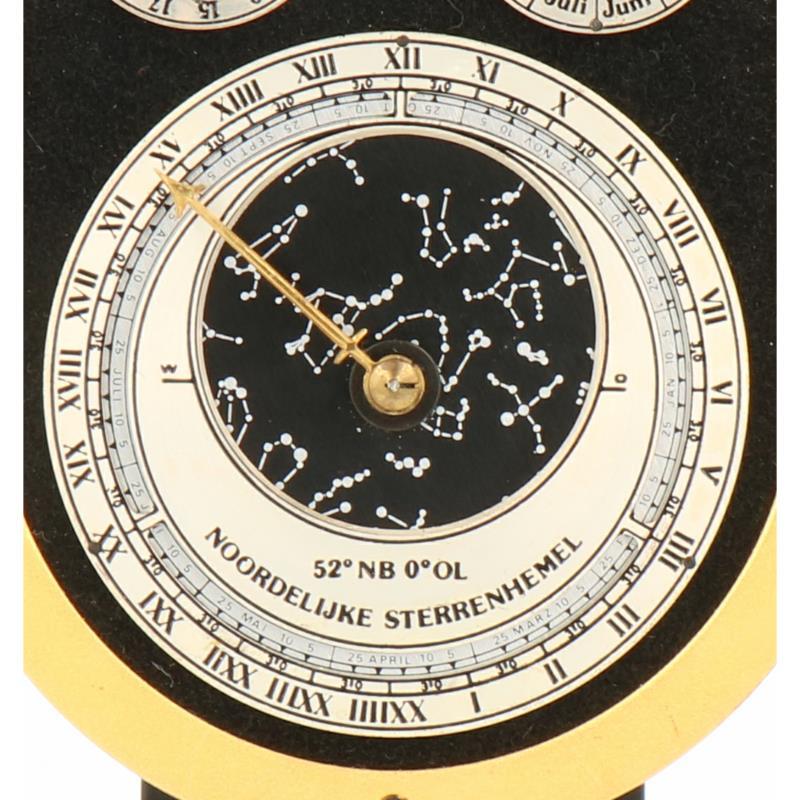 Een Christiaan van der Klaauw "Pendule Variable" Astrolabium klok. 1992.