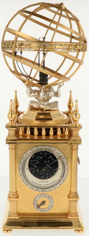 Een Christiaan van der Klaauw  "Planeto" Astrolabium klok. 1990.