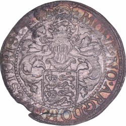 West-Friese of gehelmde Rijksdaalder of Prinsendaalder West-Friesland 1592. Prachtig / FDC (R, Stempelbarst en lijmresten).