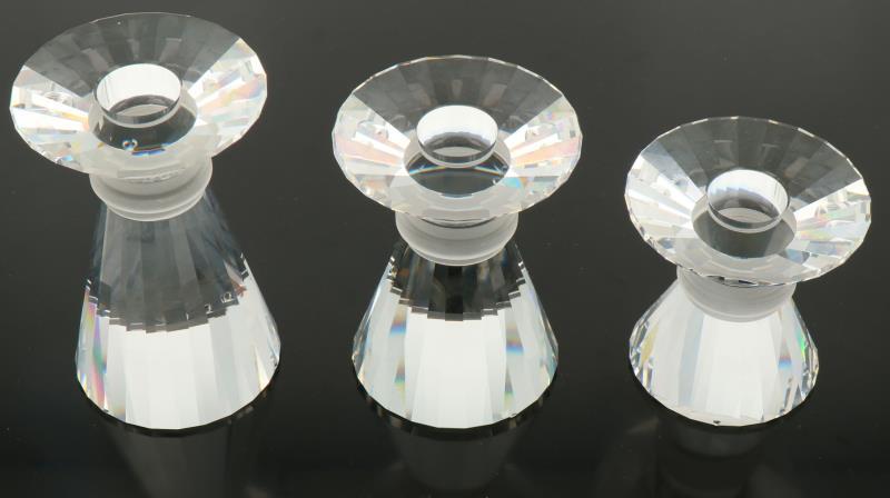 (3) delig lot Swarovski. 20e eeuw. 