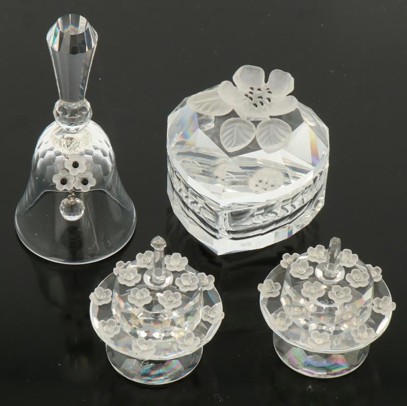 (5) delig lot Swarovski. 20e eeuw. 