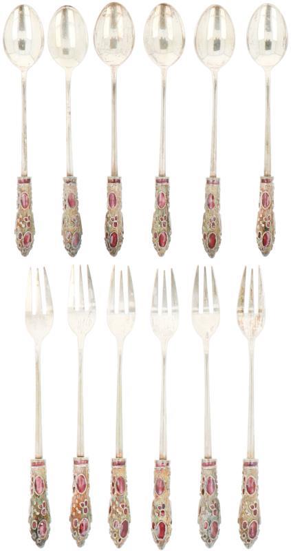 (12) Set lepels en vorken BWG.
