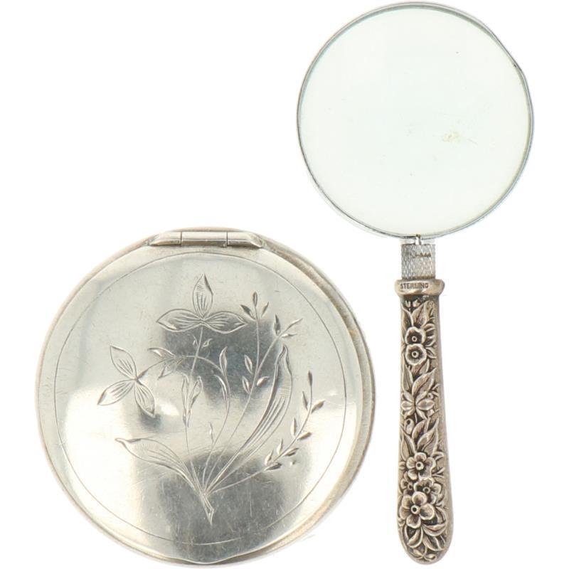 (2) Delig lot diversen zilver.