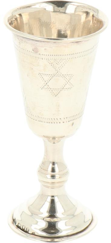 Kiddush cup zilver.