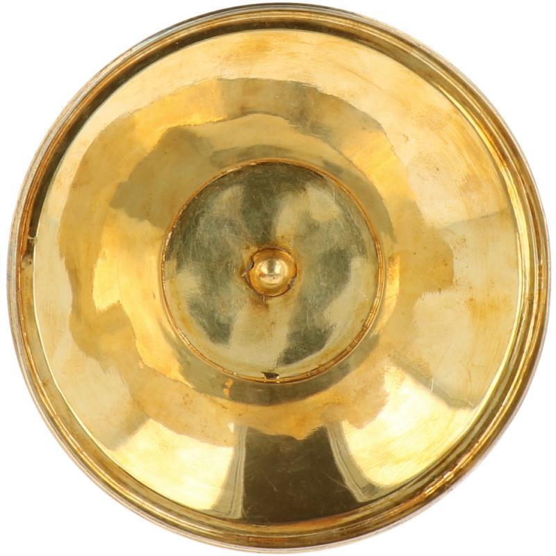 Miskelk deksel zilver.