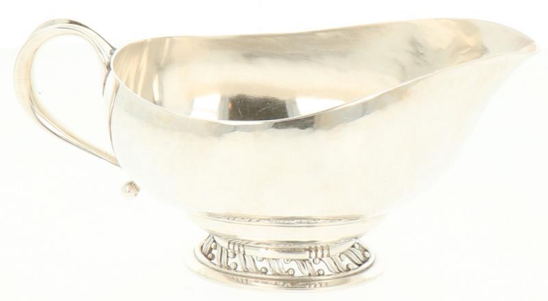 Sauce boot nr.435A Georg Jensen zilver.