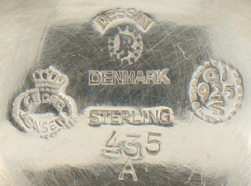 Sauce boot nr.435A Georg Jensen zilver.
