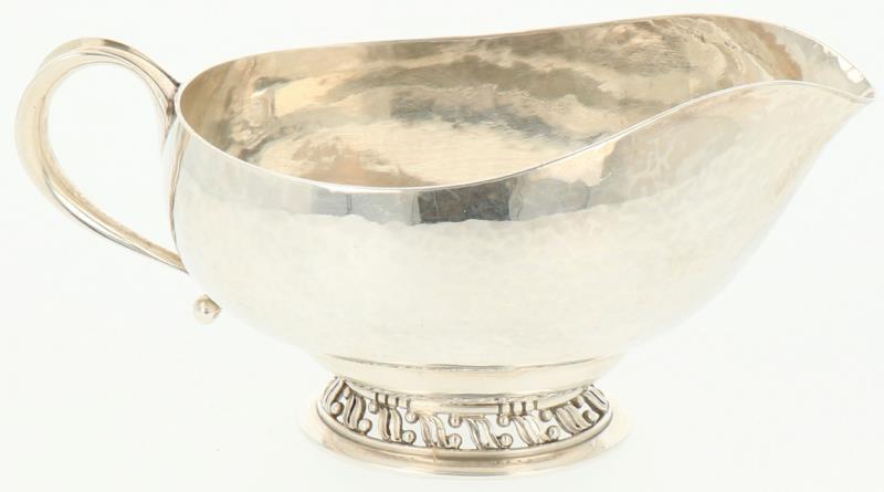 Sauce boot nr.435A Georg Jensen zilver.
