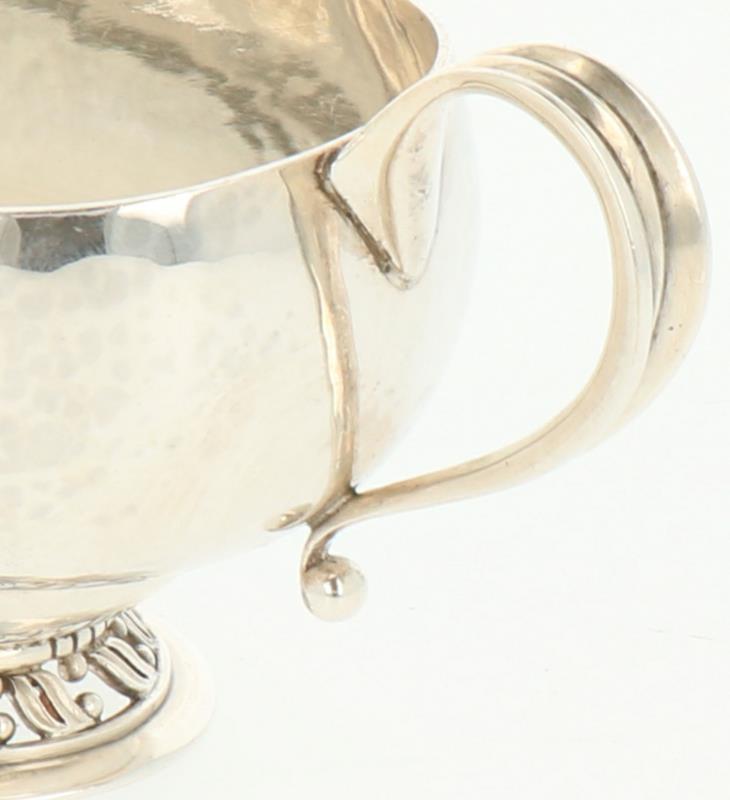 Sauce boot nr.435A Georg Jensen zilver.