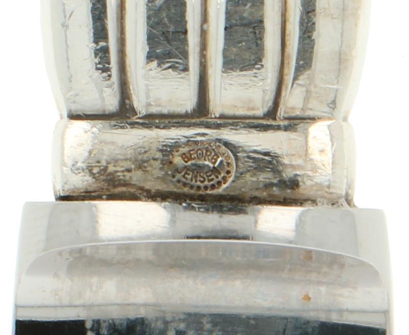 (6) Delige set Diner messen 'Bernadotte' Georg Jensen zilver.