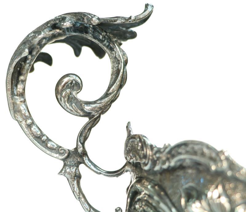 Tafelstuk / Jardinière zilver.