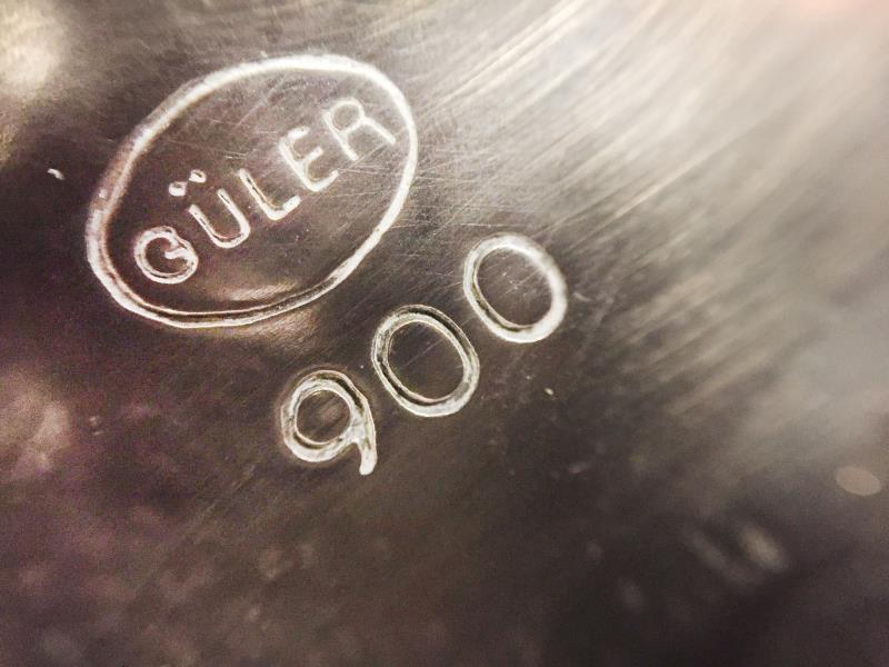 Tafelstuk / Jardinière zilver.