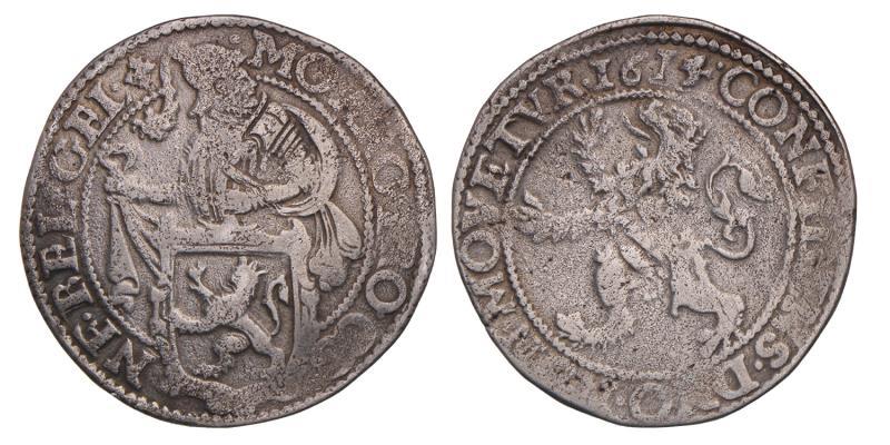 Leeuwendaalder Gelderland 1615/1614. Zeer Fraai.