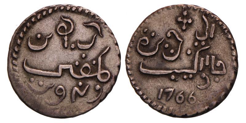 1 Rupee 1766. Zeer Fraai +.
