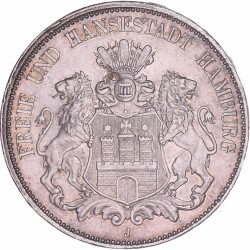 Germany. Hamburg. 5 Mark. 1913 J.